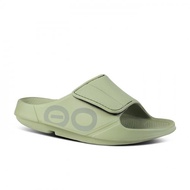 OOFOS OOAH SPORT FLEX SAGE -Elegant Sports Flex Sage Flat Sandals &amp; Flip Flops
