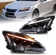 HCMOTIONZ LED Headlights Fit For Lexus IS250/ IS250C IS350 IS350C IS220d 2006-2012, ISF 2008-2014 Wi