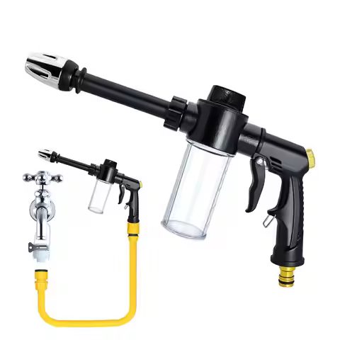 Car Soap Foam Sprayer High Pressure Washer with Dispenser Bottle Adjustable Nozzle Car Soap Sprayer