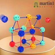MARTIN1 45/150/300Pcs Geometric Building Blocks Kit, 3D Versatile Interlocking Beads Blocks, Science