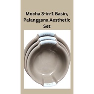 3-in-1 plastic  Basin, Palanggana Aesthetic Set