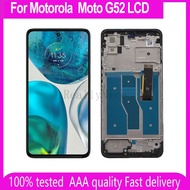 6.6" Original For Motorola Moto G52 XT2221-1 LCD Display Screen Sensor Digiziter Assembly For Motoro