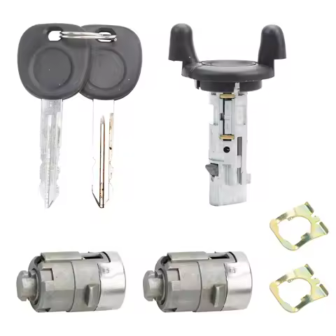 Ignition Switch Lock Cylinder Front Door Lock Cylinder Fit for 1999 2000 Silverado Tahoe Suburban/Si