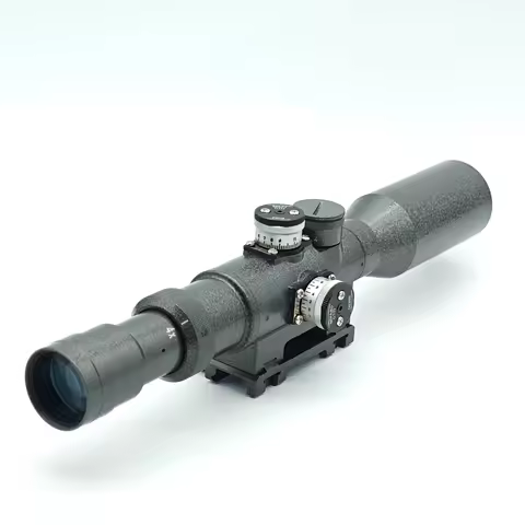SVD 4-12X42 Tactical Weapon Scope First Focal Plane (FFP) Reticle Front Clip SVD IR with Illuminated