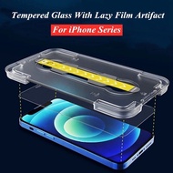 ใช้ได้กับสติกเกอร์ 1 วินาที ที่มีฟิล์มกันรอย สำหรับ Iphone14 14promax 13ProMax IPhone 11/mini Full-s