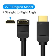 Vention dấy cáp HDMI 2.0 4K/60Hz 90/270 Degree HDMI 2.0 Cable cáp HDMI kết nối tivi 1M 2M 3M 5M forT