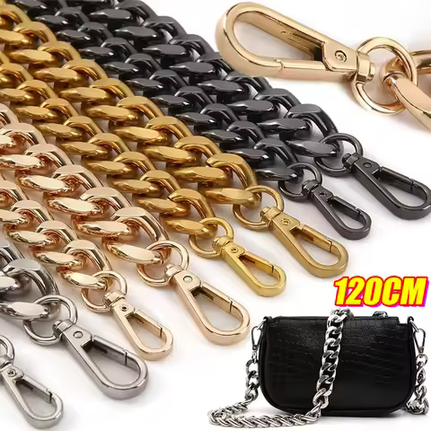 Metal Aluminum Bag Chain Strap Handle Shoulder Crossbody Handbag Bag Diy Metal Replacement Chains Ba
