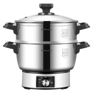 荣事达 - 電火鍋多功能家用電熱鍋蒸炒煎煮燉不銹鋼多用鍋宿舍電鍋