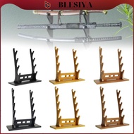 [Blesiya] Sword Display Rack, Decorative Wooden Sword Holder, Storage Organizer, Sword Hanger Collec