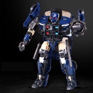 17cm Robot Toys Rollbar Ford Mustang Police Car Toys Figure Transformable Barricade Action Figure