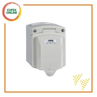 [CSO313GY] Schneider Electric Kavacha 13A 250V Surface Mount Single Gang Socket Outlet IP56 (cupex)