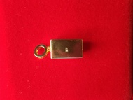 916 Mini Gold Bar  Loket Charms Pendant Emas 916