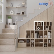 SB Design Square SB FURNITURE ตู้เก็บของ 6 ช่อง รุ่น Easyfit 40-30-40 สีไม้อ่อน (39x29x39 ซม.)