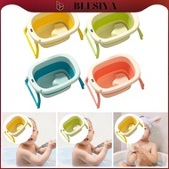 [Blesiya] Foldable Baby Bath Tub Thermometer 64x45x33cm with No Slip Feet Baby Bathtub