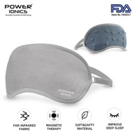 POWER IONICS FDA Registration Unisex Magnetic Massage Deep Sleep Eye Mask Shade Tourmaline Far Infrared Ray Self-Heat Pa