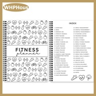 WHPHous Ultimate Exercise Planner 2025 Weight Loss Diary Healthy Habit Trackers Exercise Steps Aquat