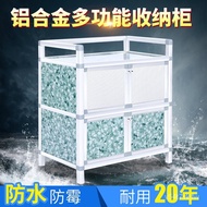 Cupboard Simple Sideboard Kitchen Cabinet Multi-Layer Assembly Cabinet Non-Rust Alloyed Aluminium Cabinet Cupboard Kitch