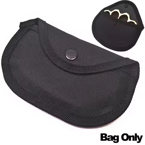 2/4Pcs Waist Pouch Finger Tiger Protection Bag Iron Four-finger Cloth Cover Shockproof Soft Lining F