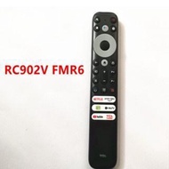 replace New  RC901V RC902V FMR6 for  For TCL 4K LED Android Smart TV Voice Remote Control W/ Netflix