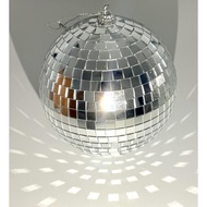 Bola Disko Cermin, Motor Berputar 4.7" & Hiasan Kit Lampu Pentas Pinspot LED RGB Ideal untuk Kelab D