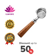 LAHOME Bottomless Portafilter Wooden Handle Portafilter (51mm)