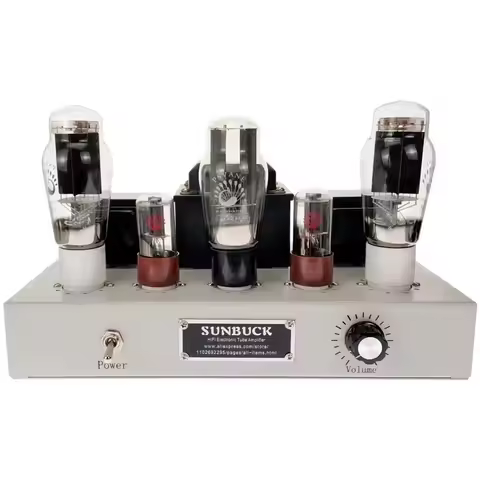 AIYIMA SMSL 6SN7 Push 2A3 Vacuum Tube Amplifier 2.0 Stereo 5W 5U4G Rectify Pure Handmade 2A3 Tube Po