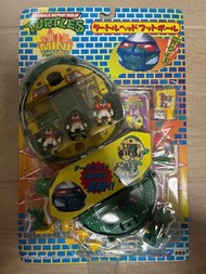 全新 絕版 忍者龜 1994 迷你 基地 Playmates TMNT Teenage Mutant Ninja Turtles Mini Mutants Turtle Head Football 變