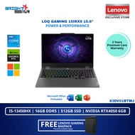 LENOVO LOQ 15IRX9 83DV01BTMJ Gaming Laptop - 15.6 FHD IPS 144HZ/I5-13450HX/16GB/512GB/RTX4050/W11/2Y