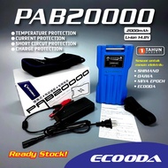 ECOODA Battery PAB 20000 mah Electric Reel Bateri MESIN Bangla utk Beastmaster Seaborg Miya Epoch
