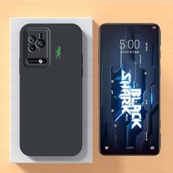 Liquid Square Silicone Phone Case For Black Shark 5 4 4S 3 Pro Protector Phone Back Cover