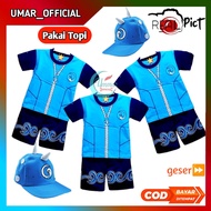 Boboiboy Clothes Free Water BOBOIBOY Hat / BOBOIBOY GALAXY Element Water Settings