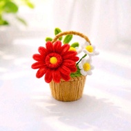 [gift bag + card] gerbera chrysanthemum pot Piece meaningful gift from velvet zinc gift March 8 Octo