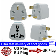 Universal 3 Pin Plug Adaptor 2 Pin Multi Pin Malaysia UK Adapter TV - UK3PinPlug