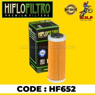 HF652 Hiflo Filtro Premium Filters Oil Filters for Husqvarna FE250 FE350 FC250 FC350