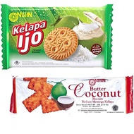 NISSIN Biscuit Butter Coconut green Coconut Coconut biscuits