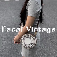 【極新🎁 好溫柔】 Burberry 巴寶莉 圓餅包 斜背包（專櫃63,000)