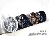 高雄人人輪胎 DATA CHAMPS WHEELS FF13 20吋 9J 旋壓 鋁圈 5孔 112 114.3 台灣製