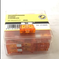 Big DX Fuse Fuse Fuse Fuse Fuse Plug Motorcycle Brand Flosser 40A Orange