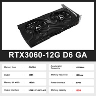 QAZWS Yeston การ์ด Geforce กราฟิก NVIDIA ใหม่ RTX 3060 12G Placa De Video 3060การ์ด192bit GDDR6การ์ด