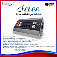 CLEF AUDIO POWERBRIDGE-6 20A เครื่องกรองไฟ กันไฟกระชาก 6 ช่องเสียบ ประกันศูนย์ 3 ปี