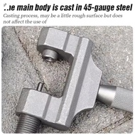 Bike Motorcycle Chain Breaker Tool 420-530 Alloy Steel with Replaceable Handle