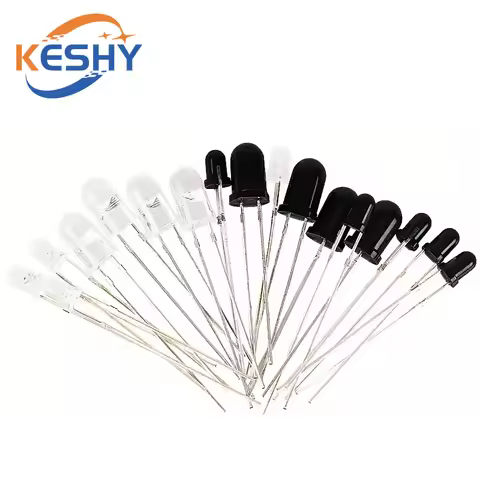10Pairs F3 3mm F5 5mm 940nm LEDs Infrared Emitter and IR Transmitter Receiver Diode Diodes 301A Infr