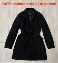 G2000 3M Thinsulate Black Coat - Large