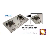 MILUX MGH-S633M 7.4kW Stainless Steel Built-In Gas Regulator / Hob / Cooker / Stove / Dapur / 炉灶