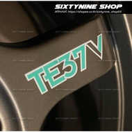 Te37 V Wheel Sticker Stem Te37v