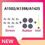 New A1425 A1502 A1398 Rubber Bottom Case Cover Feet Foot Kit+Screws Set+Tool for Macbook Pro 13" 15"