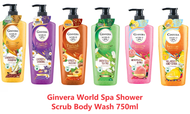 Ginvera World Spa Shower Scrub Body Wash 750ml