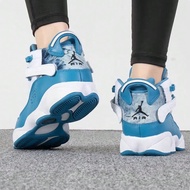 Kids' Jordan Air Jordan 6 Rings Denim Comfortable High-Top Basketball Sneakers