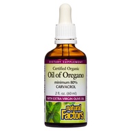 Natural Factors, Certified Organic Oil of Oregano, Herbal Supplement for Immune Support, Vegan, Non-