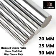 Linear Bearing Shaft Rod Bar Hardened Chrome Shaft Plated 45 Steel S45C/S48C 20MM,25MM,30MM